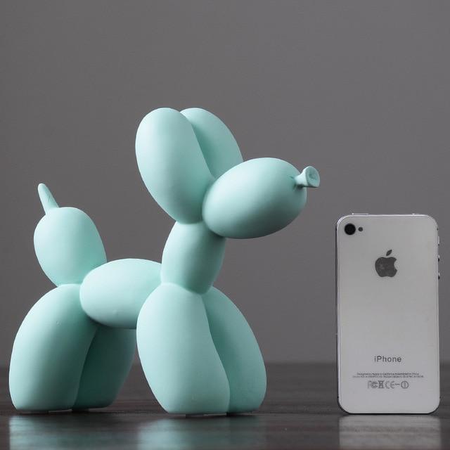 Nordic Creative Balloon Dog Home Decorations Living Room Bedroom TV Cabinet Decoration Cute Resin Animal Desktop Ornaments Gift