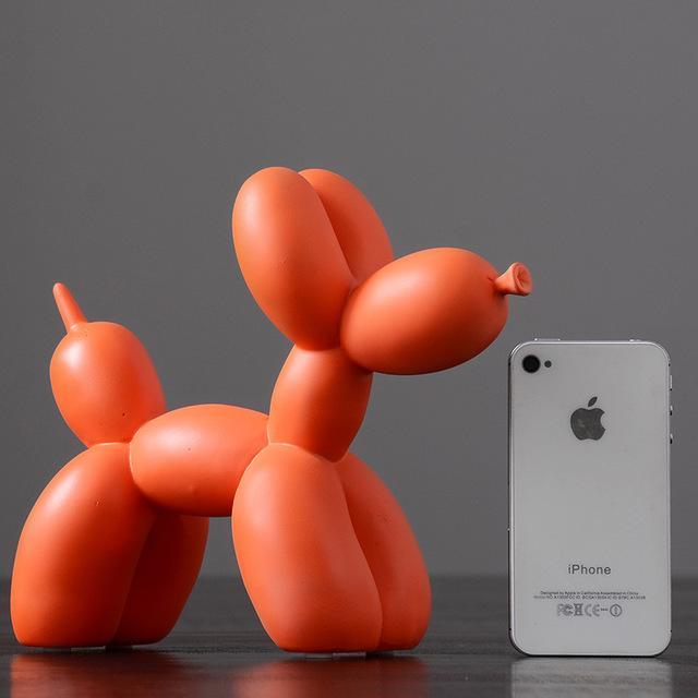 Nordic Creative Balloon Dog Home Decorations Living Room Bedroom TV Cabinet Decoration Cute Resin Animal Desktop Ornaments Gift