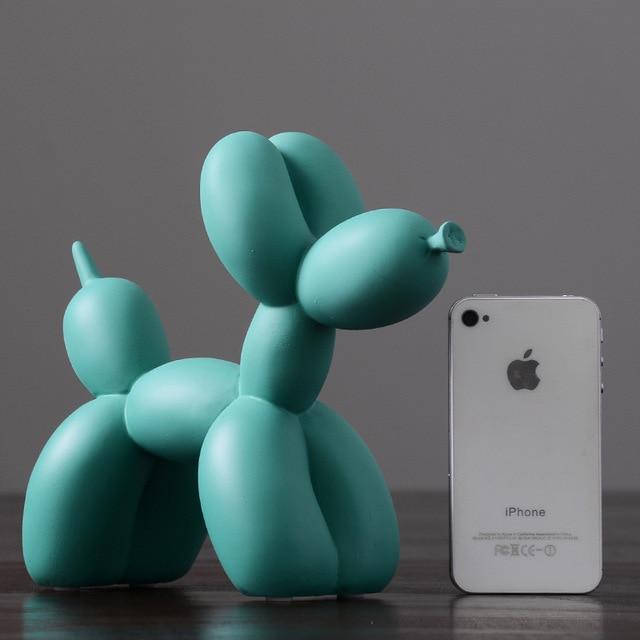 Nordic Creative Balloon Dog Home Decorations Living Room Bedroom TV Cabinet Decoration Cute Resin Animal Desktop Ornaments Gift